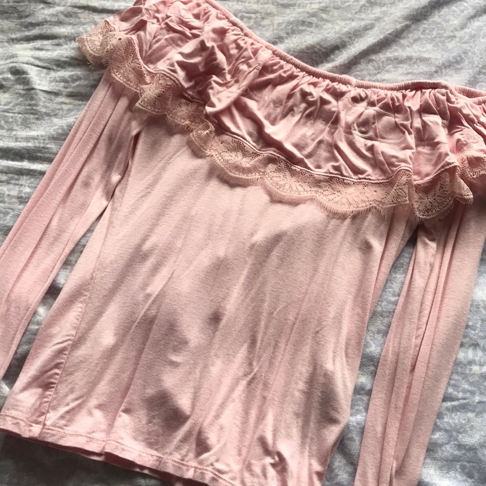 Hollister strapless blouse